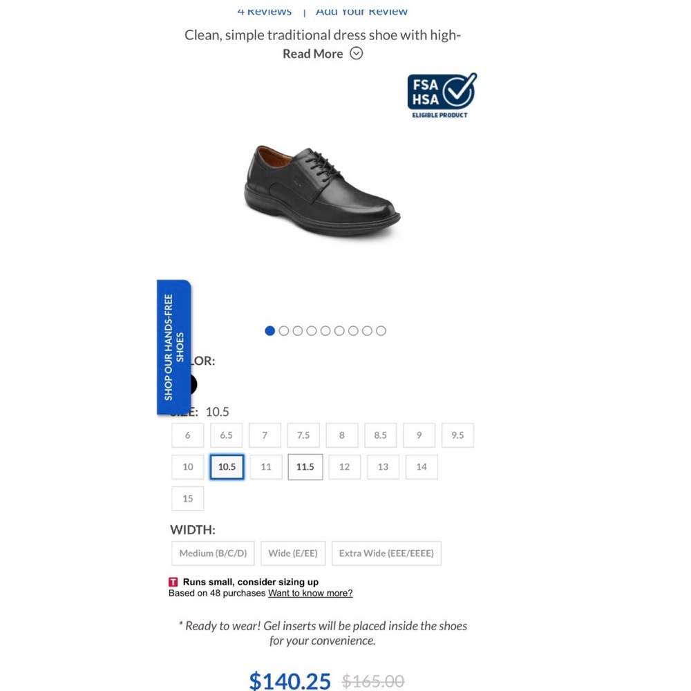 Men's Black Dress Shoes